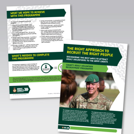 Army Cadets volunteer recruitment handbook