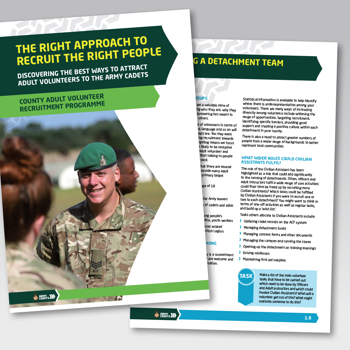 Army Cadets volunteer recruitment guide